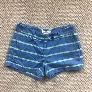 Vineyard Vines Striped Blue Shorts